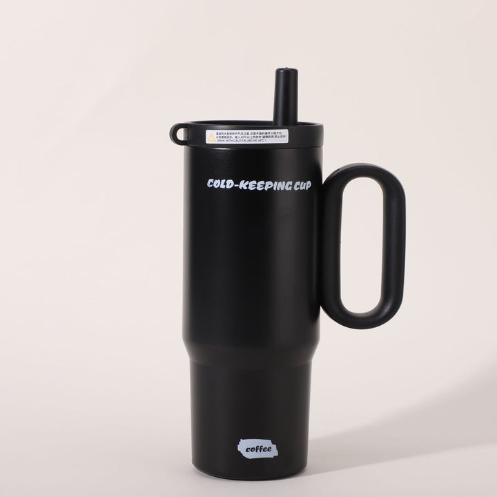 Ladies insulated coffee mug with carrying handle Kalsten