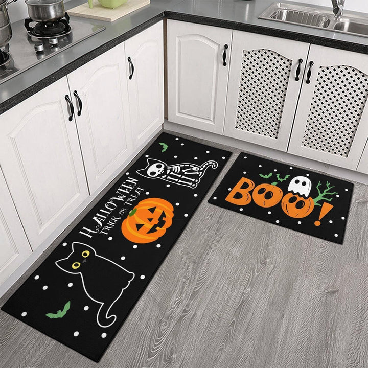 Halloween Themed Kitchen Mat for Home