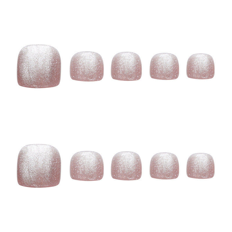 Artificial nails with glossy accents Kalsten