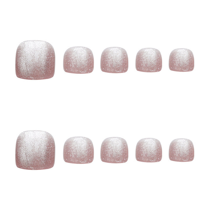 Artificial nails with glossy accents Kalsten