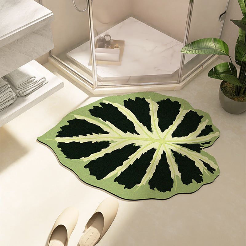 Leaf-Shaped Bath Mat Kalsten