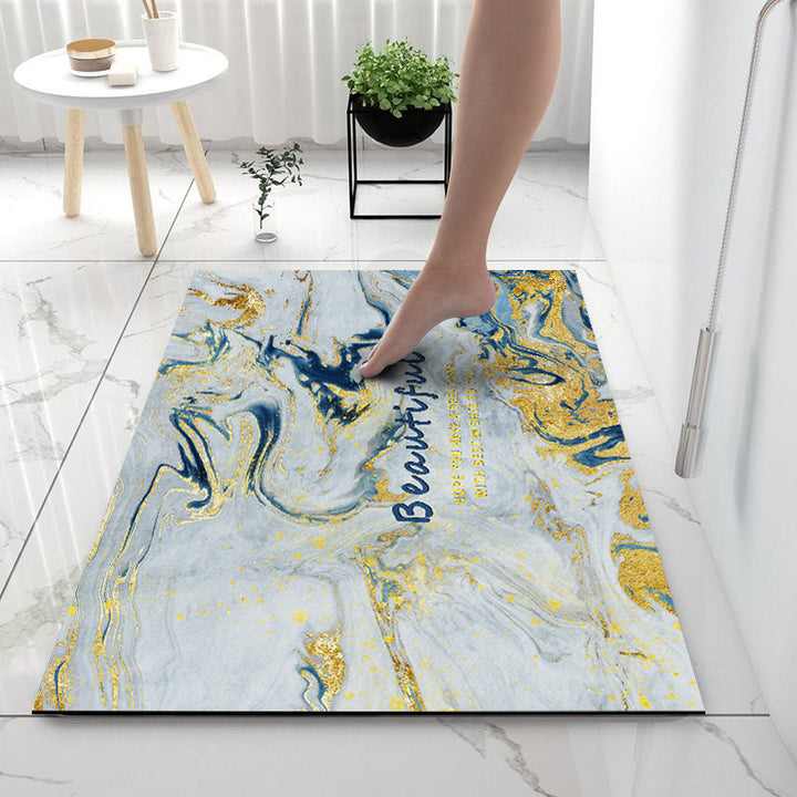 Artistic Printed Bath Mat