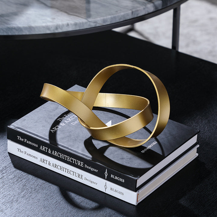 Stylish Metal Decorative Sculpture