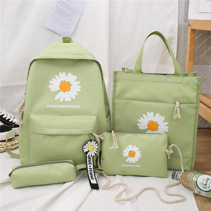 Floral Print Backpack Set Kalsten