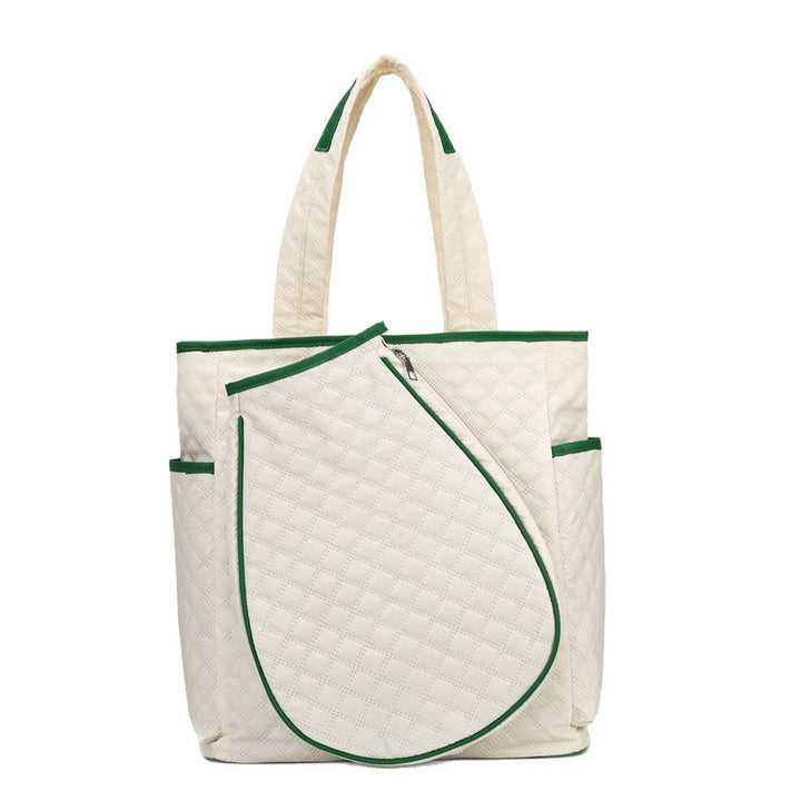 Quilted Multi-Pocket Tote Bag Kalsten