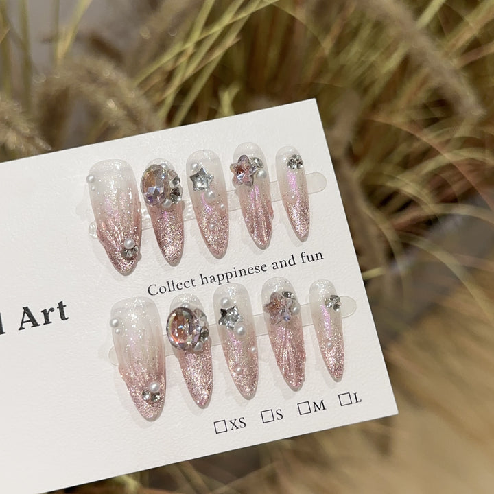 Gleaming Stiletto Nail Art Set