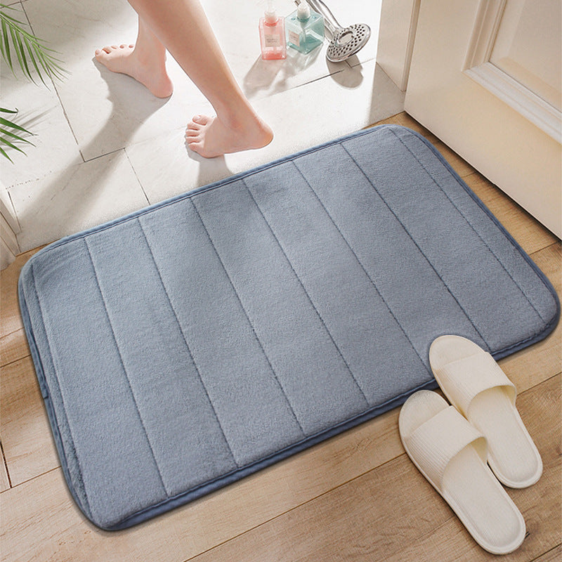 Plush Bathroom Mat Kalsten