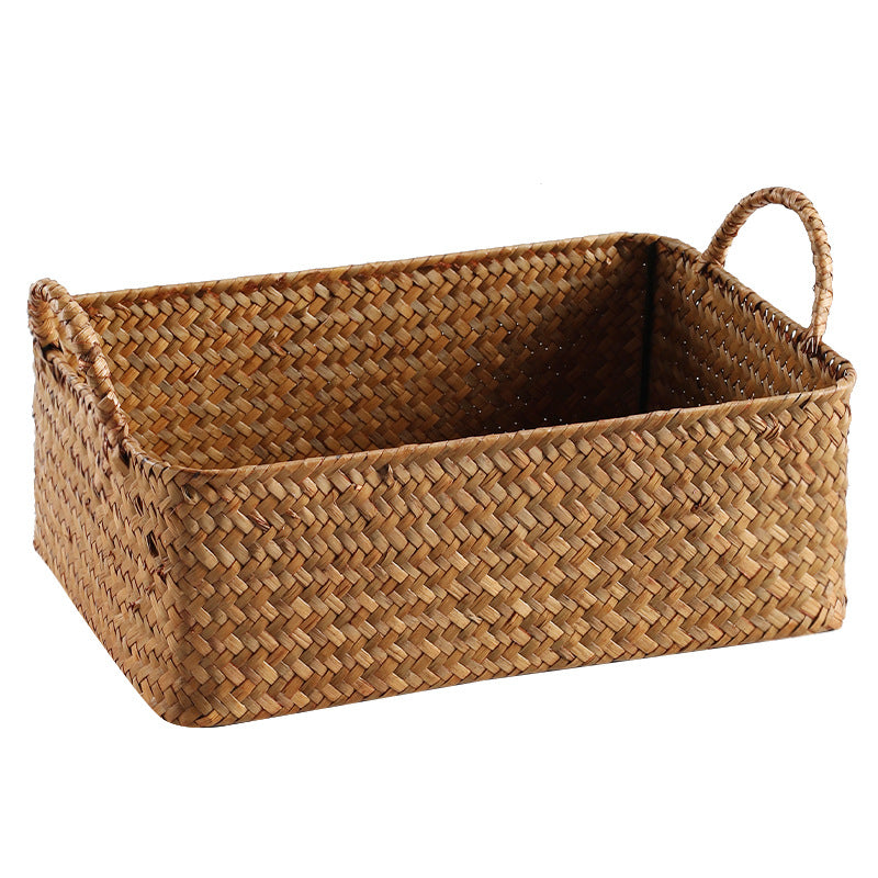 Handcrafted Natural Woven Storage Tray Kalsten