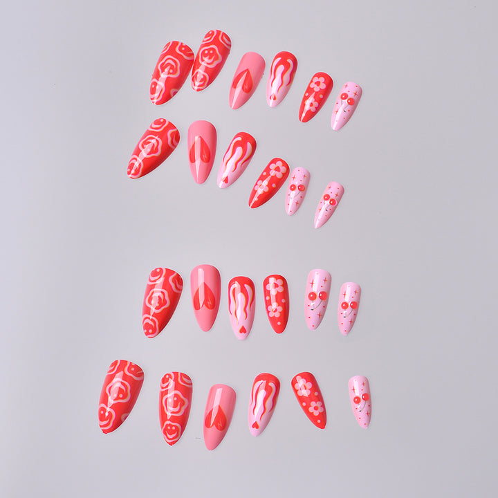 Artistic Press-On Nail Design Set Kalsten