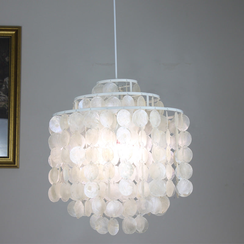 Elegant Shell-Design Chandelier