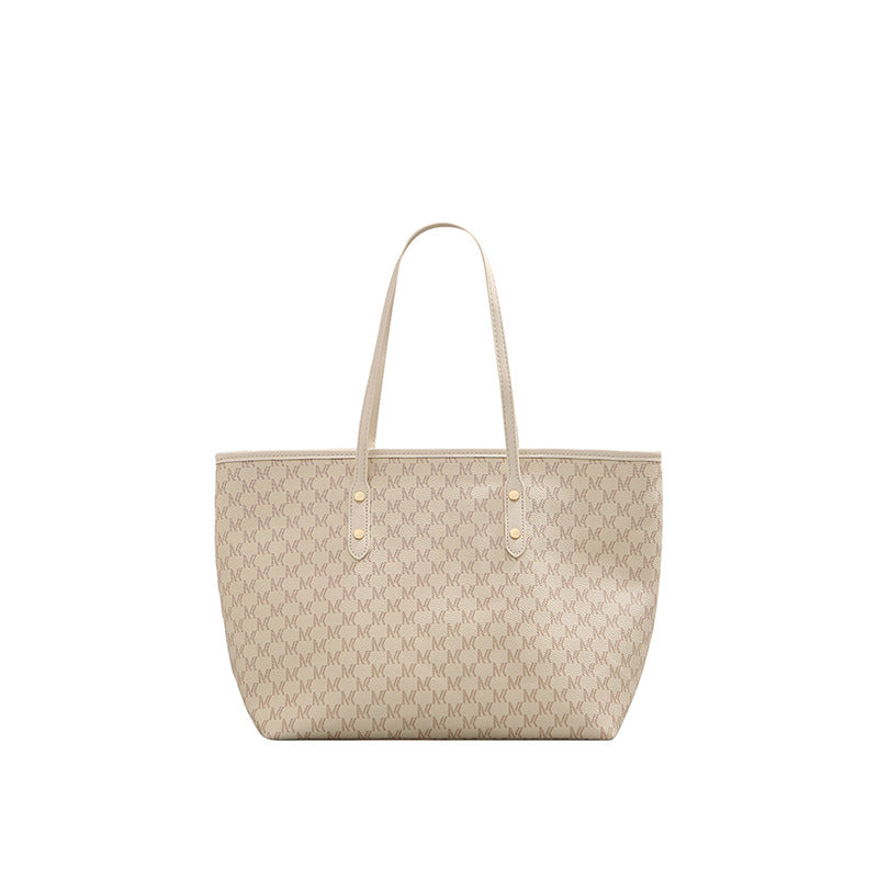Elegant Symbol-Patterned Tote Bag Kalsten