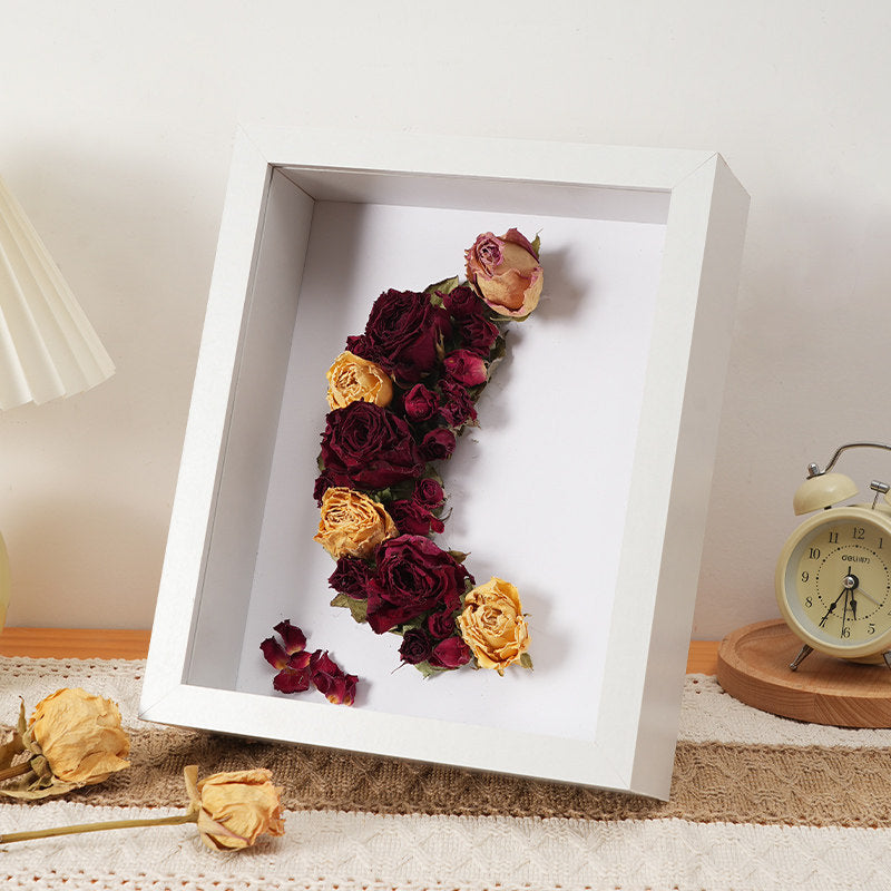 Decorative Framed Dried Flower Art Display