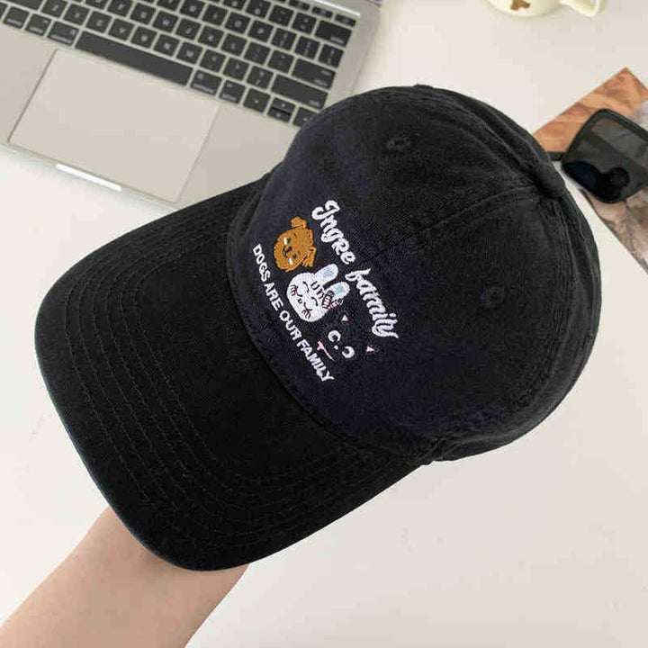 Women's Playful Embroidered Animal Cap Kalsten