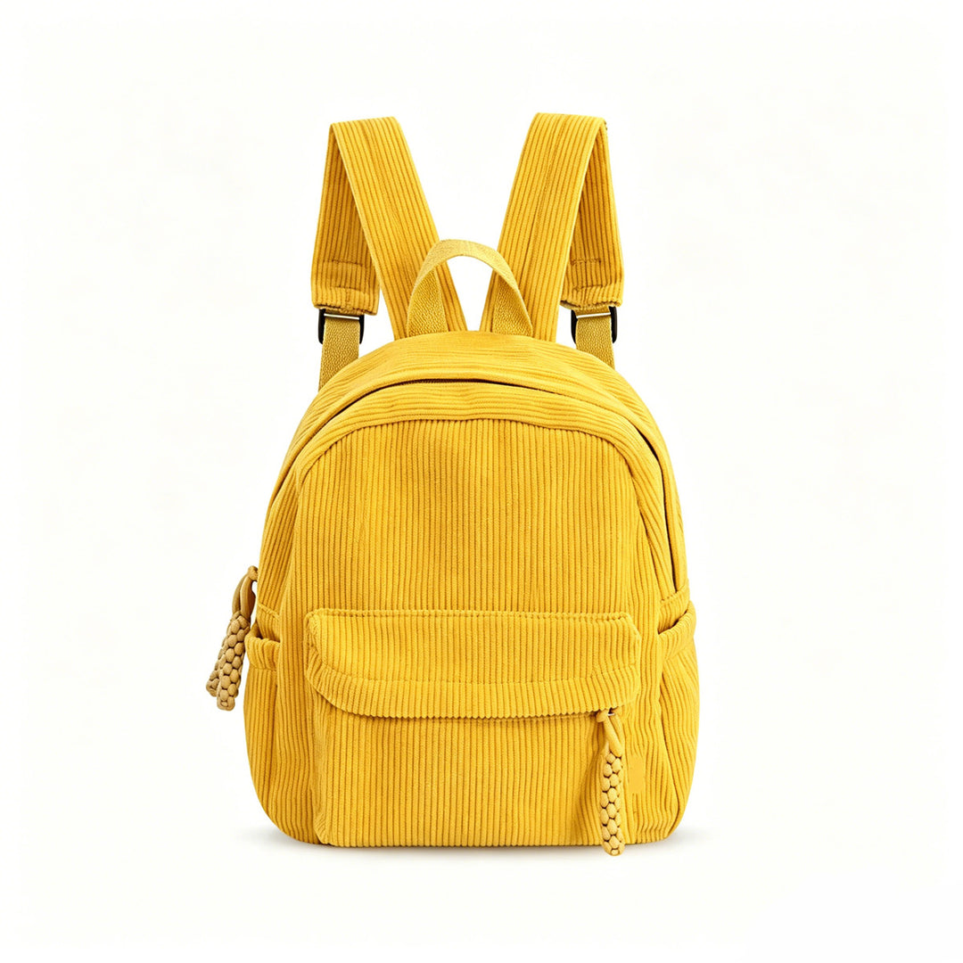 Compact Corduroy Backpack