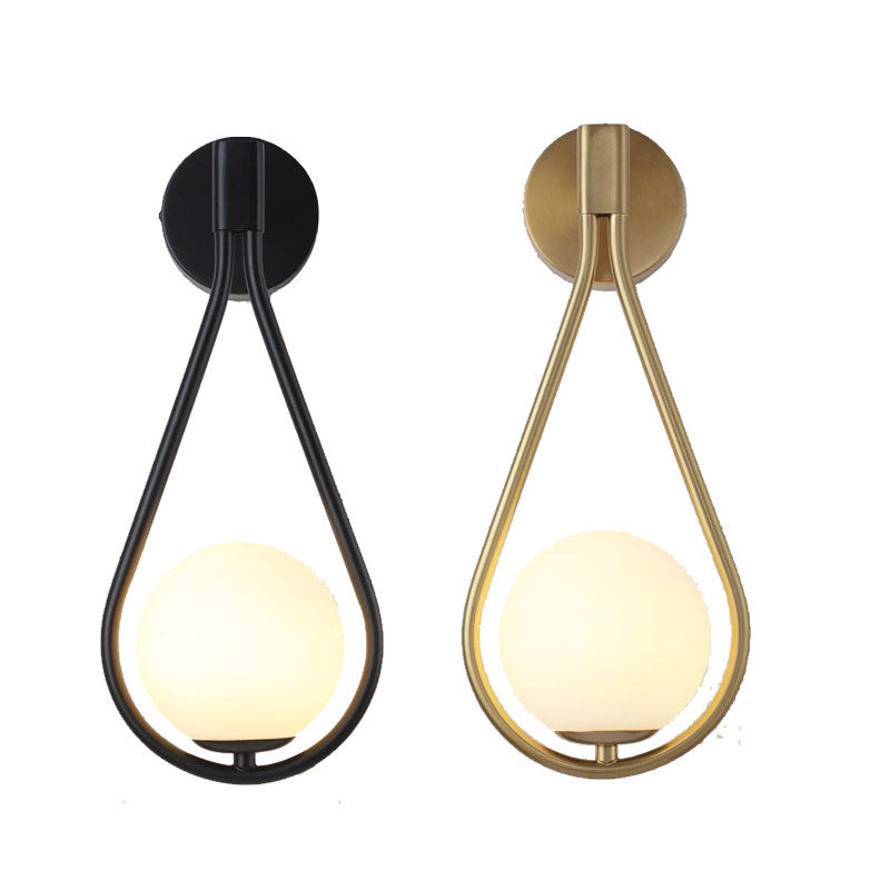 Modern Tear-Drop Wall Light