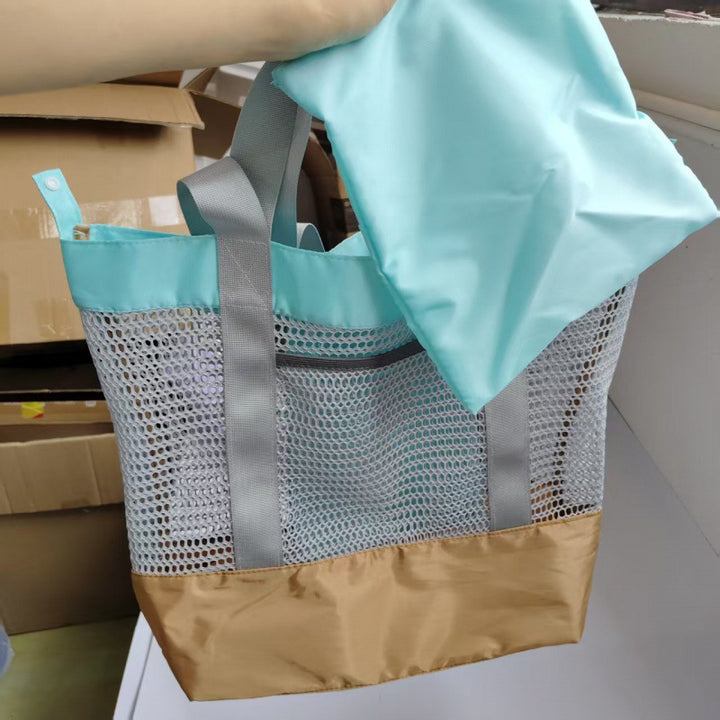 Portable mesh bag with sturdy handles Kalsten