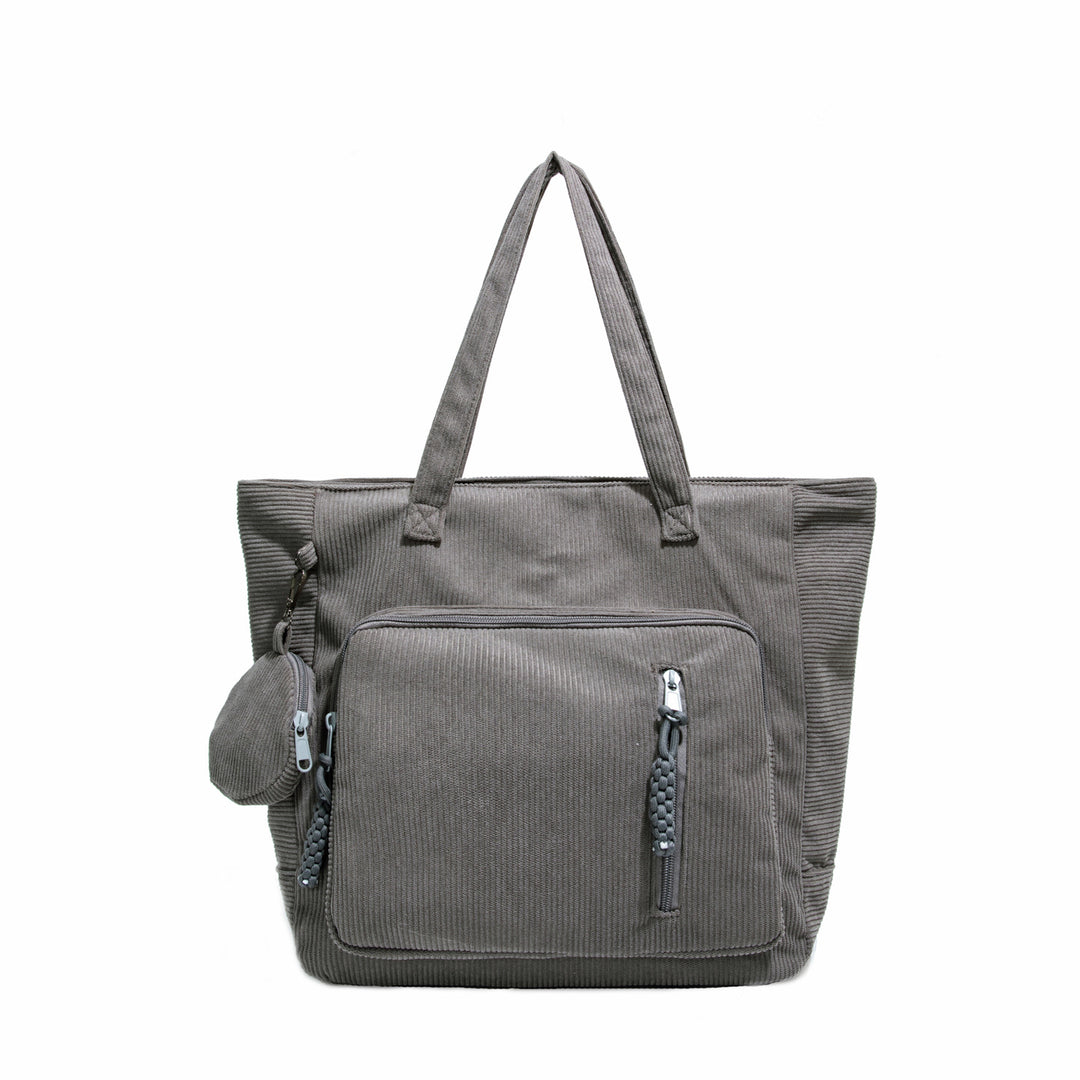 WoSpacious Multi-Pocket Canvas Tote Bag Kalsten