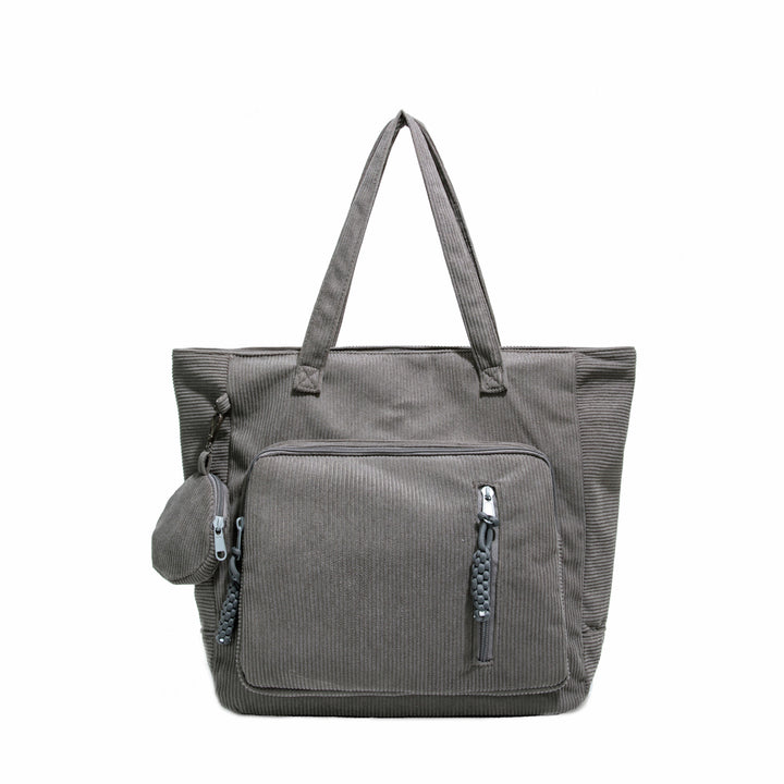 WoSpacious Multi-Pocket Canvas Tote Bag Kalsten
