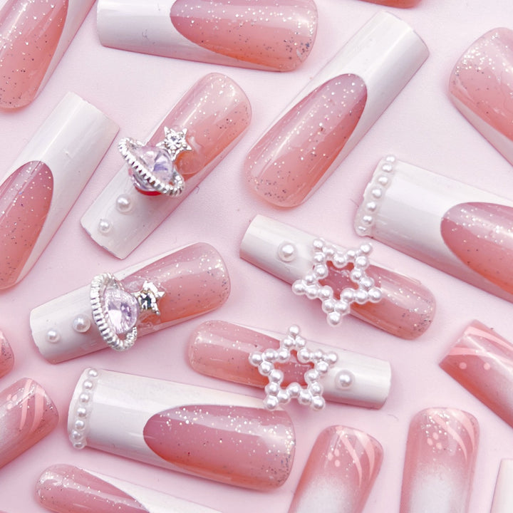 Glamorous Decorative Press-On Nail Art Kalsten