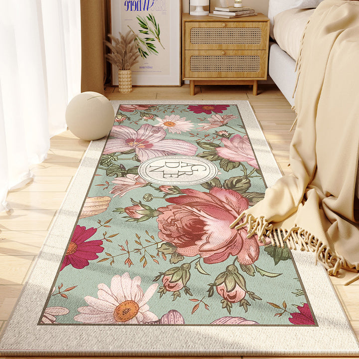 Floral Design Area Rug