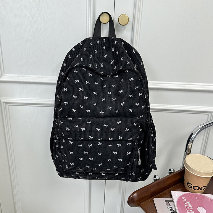 Playful Corduroy Backpack Kalsten