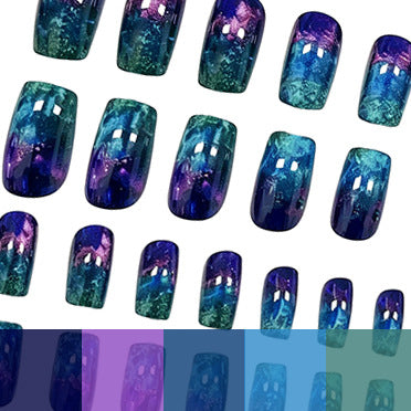 Artistic Metallic Nail Enhancements Kalsten
