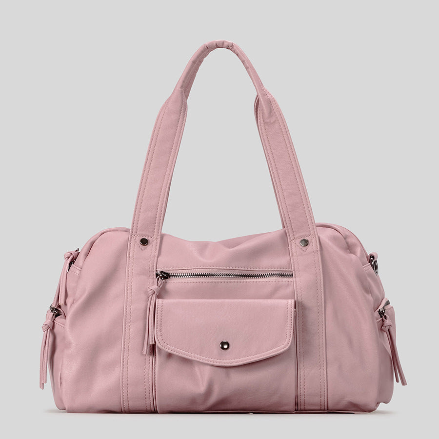 Spacious Multi-Pocket Handbag