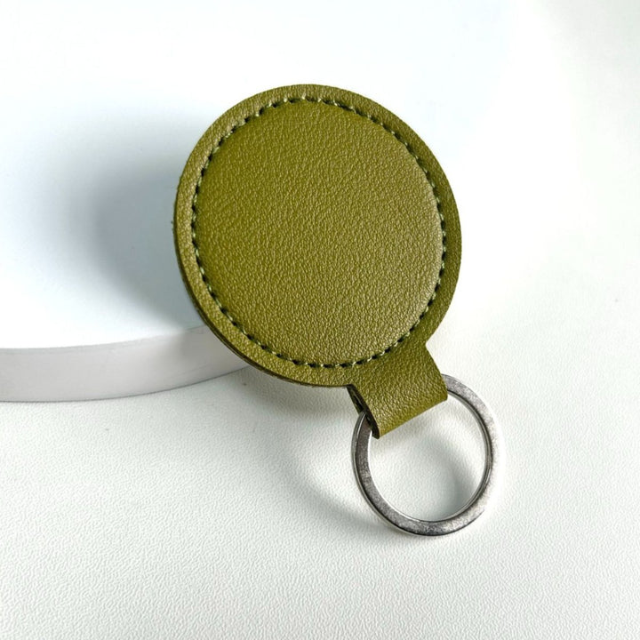Round Leather Keyring Kalsten