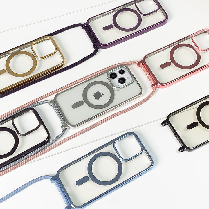 Magnetic Crossbody Phone Case with Adjustable Strap Kalsten