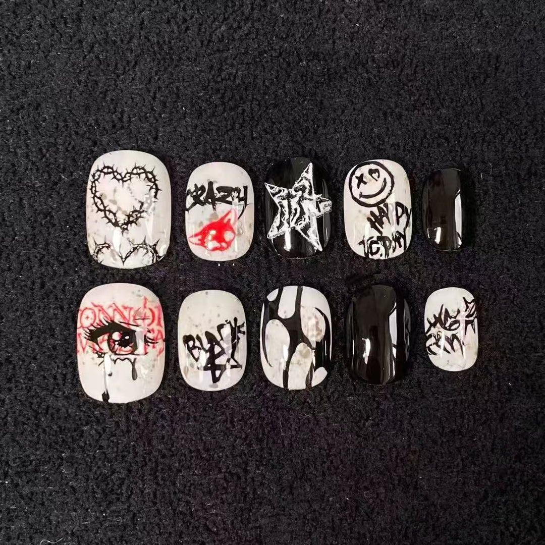 Artistic Abstract Finger Nail Art Set Kalsten