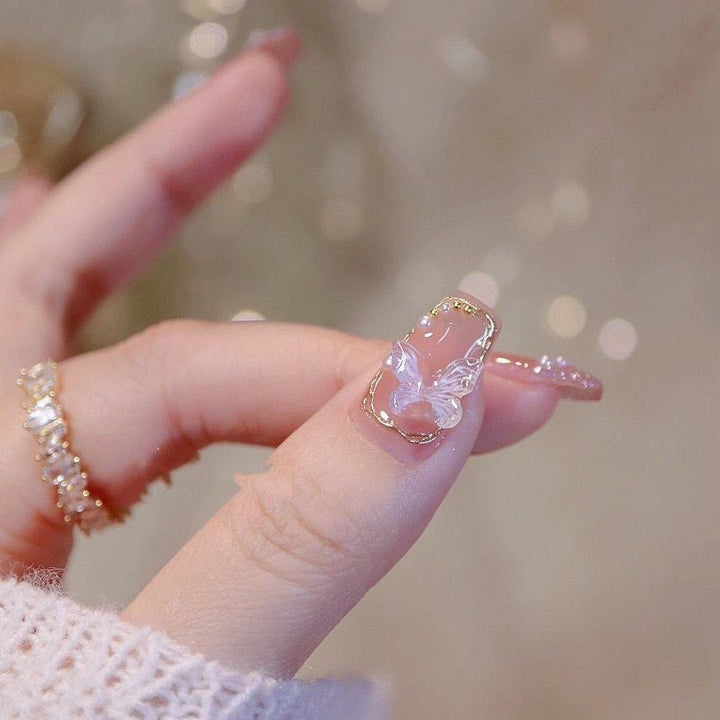 Premium Decorative Press-On Nail Design Kalsten