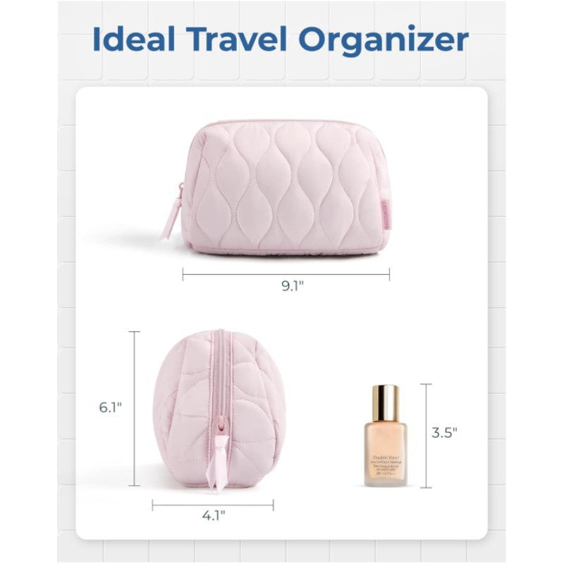 Cosmetic Organizer Bag with Cross Pattern Kalsten