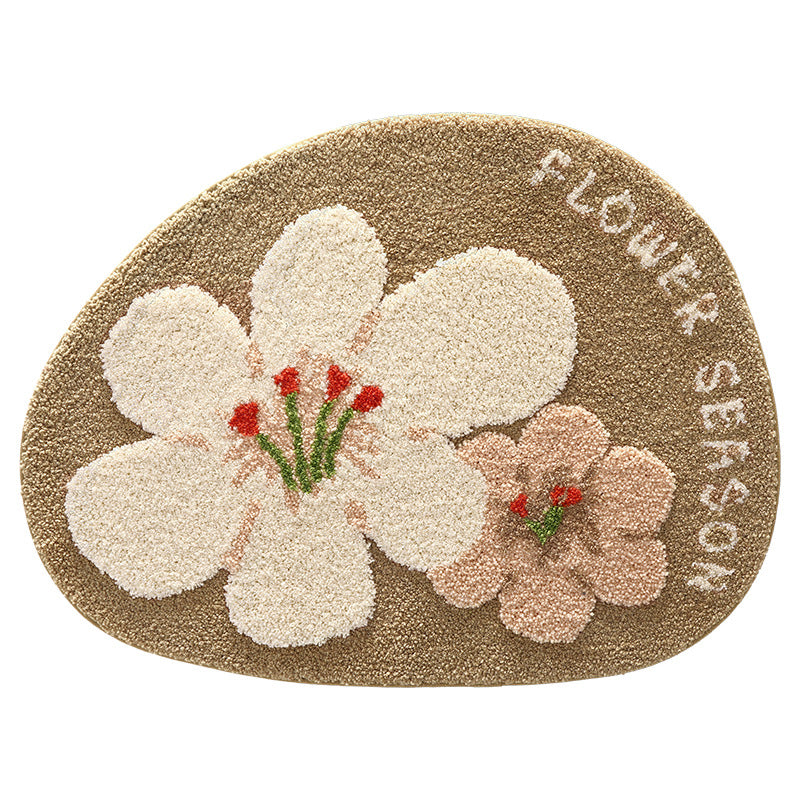 Floral-Themed Comfort Bath Mat Kalsten