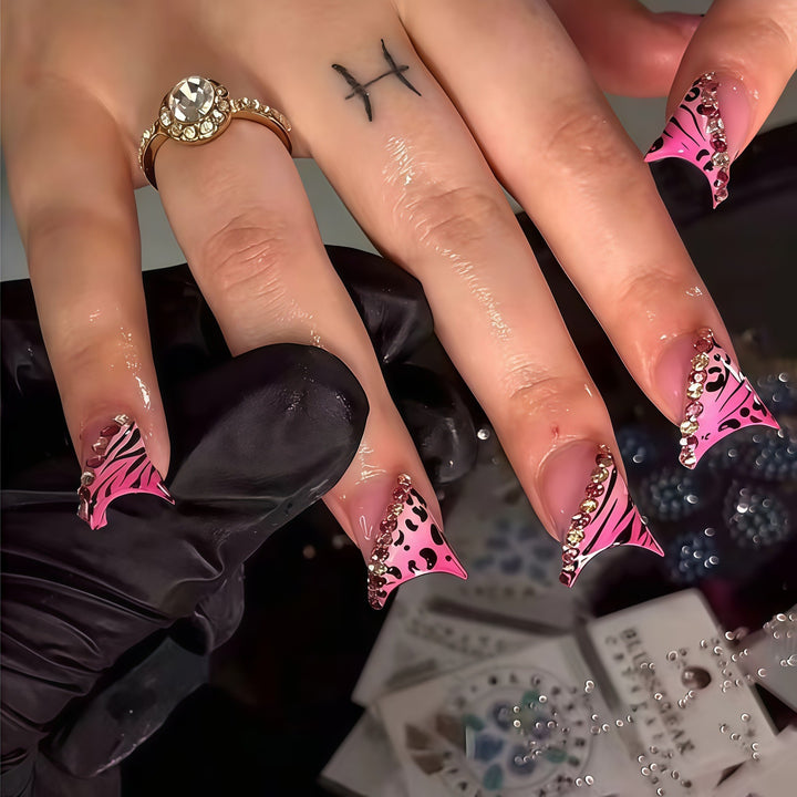 Glamorous Stiletto Nail Extensions Kalsten