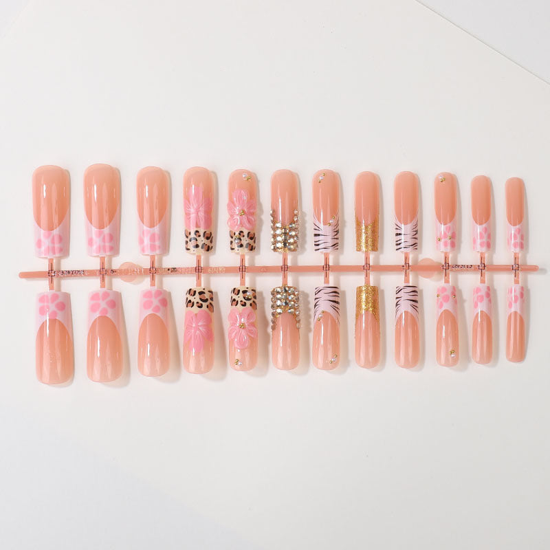 Floral Art Press-On Nail Tips Kalsten