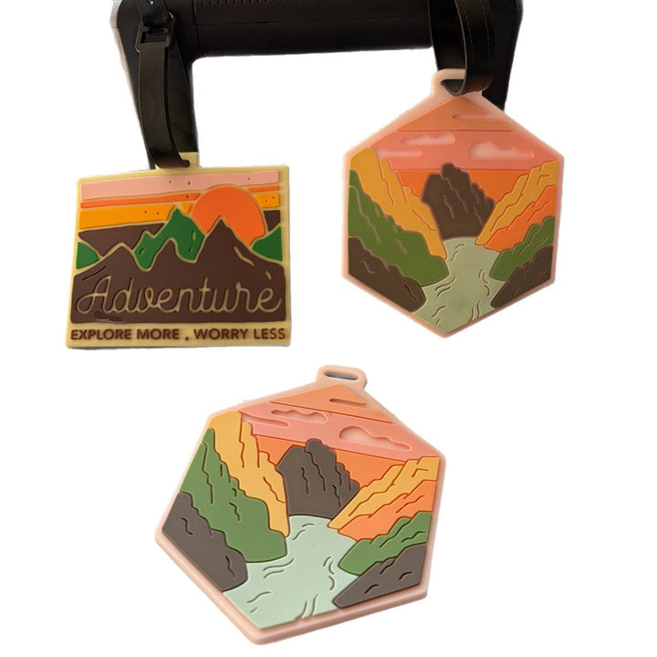 Adventure-Themed Luggage Tag Kalsten