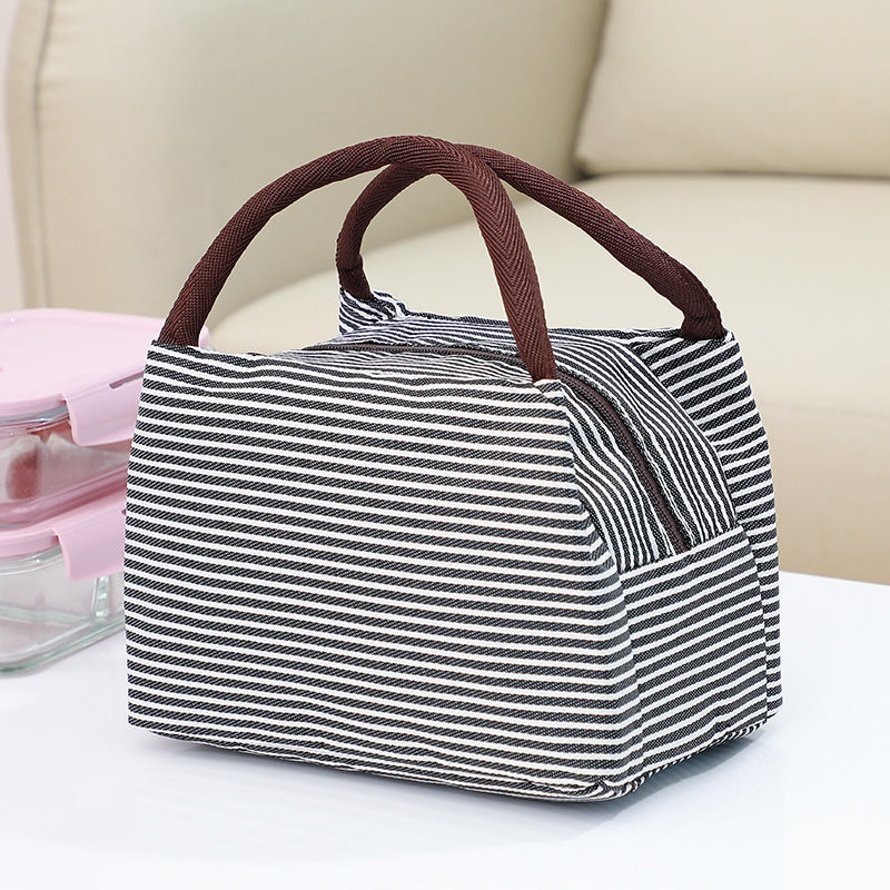 Insulated Striped Lunch Bag Kalsten
