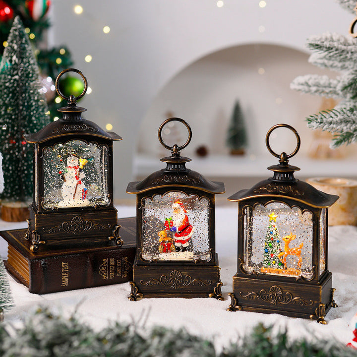 Lighter lantern with snow scenes Kalsten