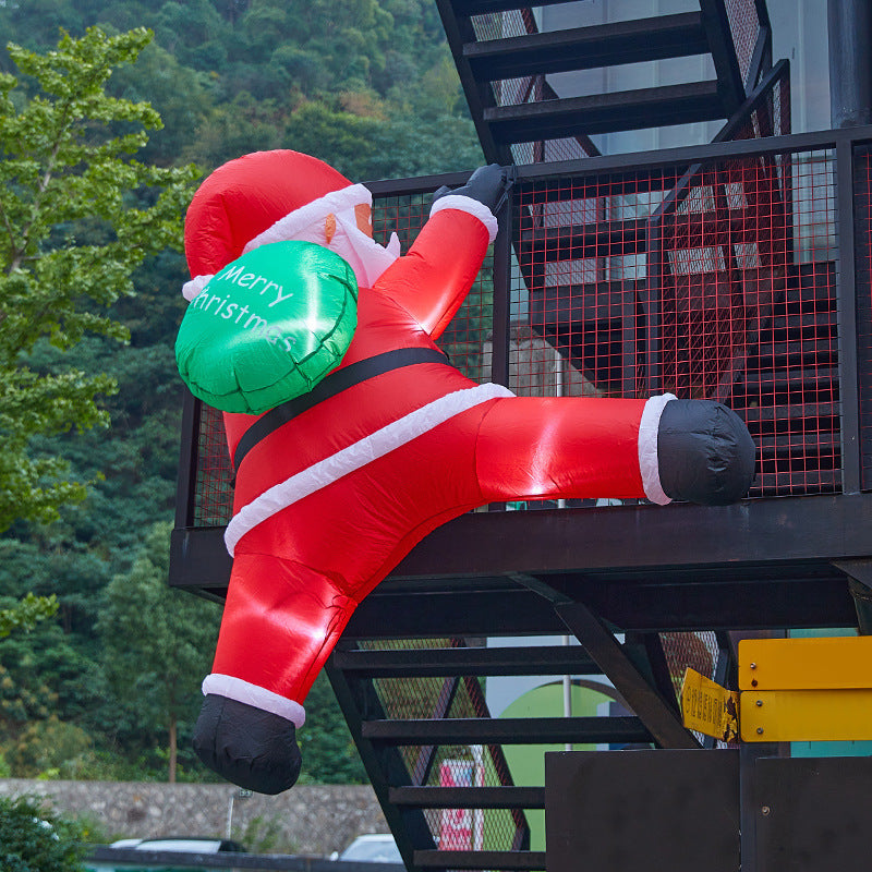 Funny Santa Climbing Figure Kalsten