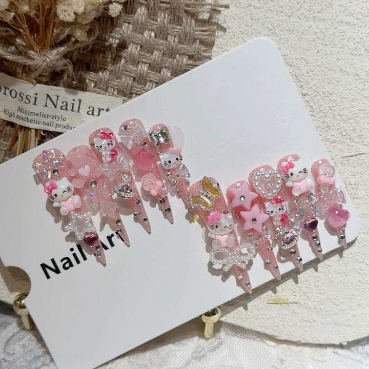 Cute Character-Themed Nail Art Set