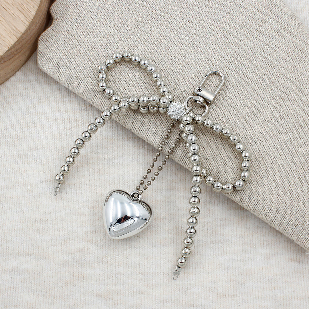 Elegant Pearl Bow Keychain Kalsten