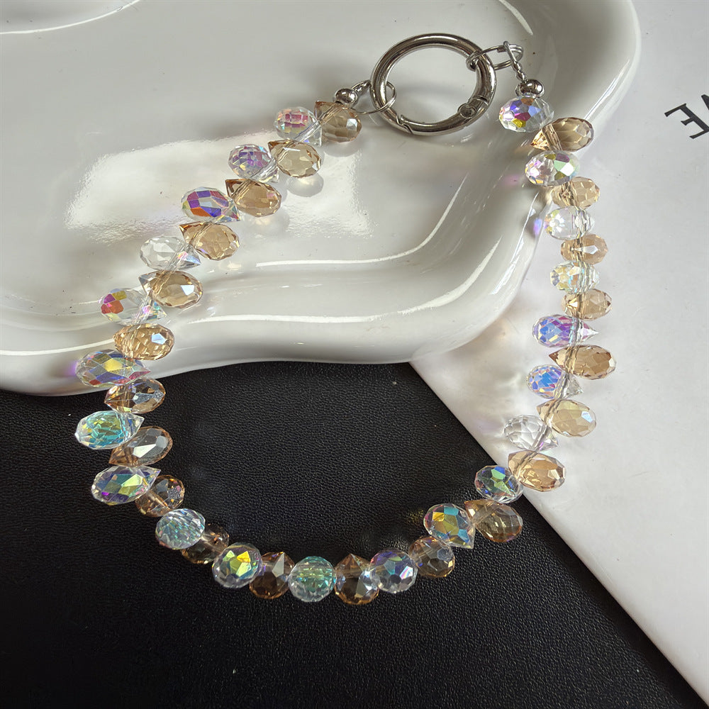 Sparkling Crystal Beaded Keychain Kalsten