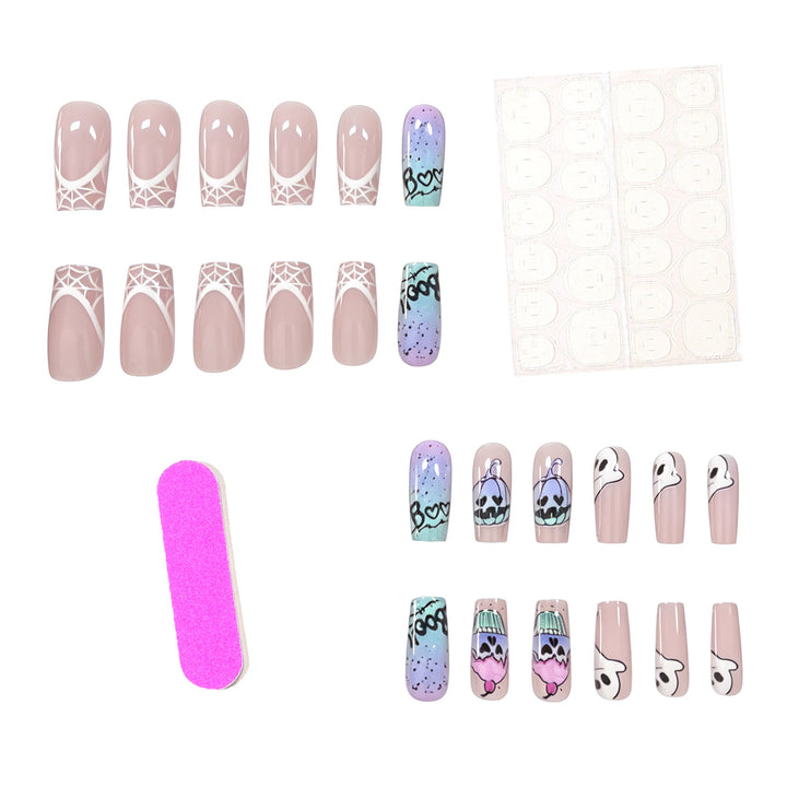 Artistic Halloween-Themed Nail Art Extensions Kalsten 1789915354