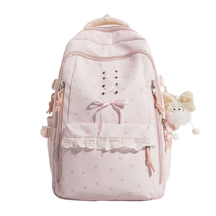 Backpack with Playful Star Motif and Elegant Details Kalsten