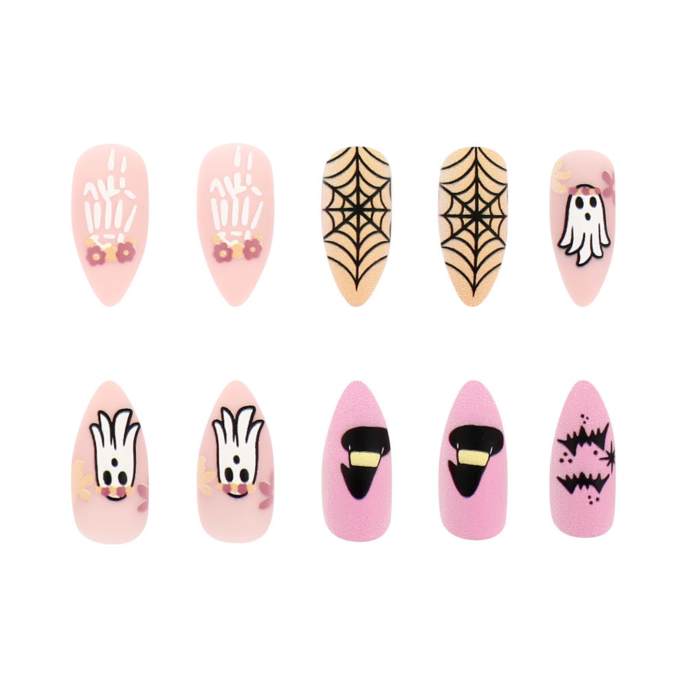 Halloween-Themed Press-On Nail Art Kit Kalsten