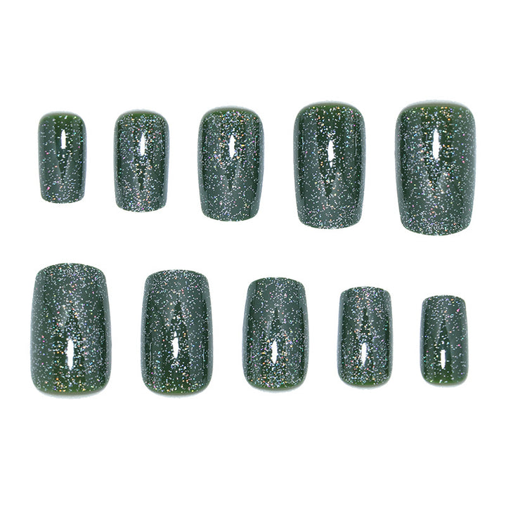 Glittering Press-On Nails Kalsten