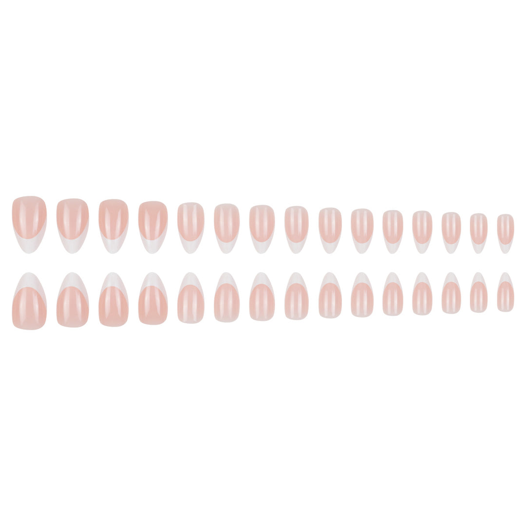 Elegant Stiletto Press-On Nails with French Tip Design Kalsten 1789085790