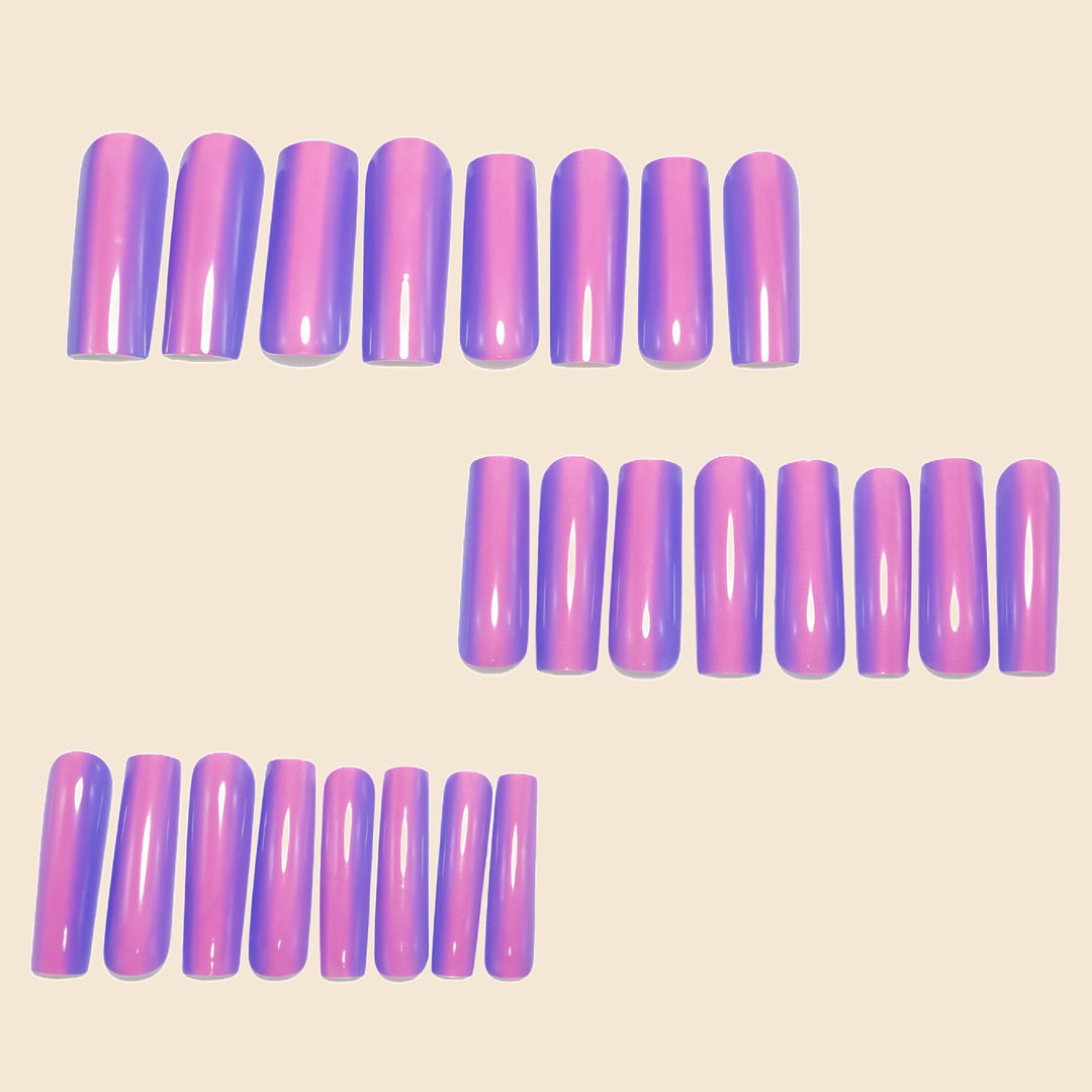 Glamorous artificial nails with high-gloss effect Kalsten