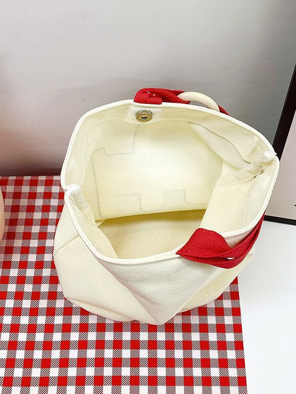 Cute Illustrated Canvas Tote