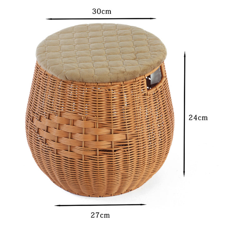 Woven Storage Ottoman Kalsten